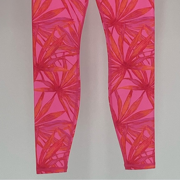SPIRITUAL GANGSTER NWT INTENT HIGH WAISTED 7/8TH LEGGINGS PINK GLOW PRINT XS - Picture 8 of 12